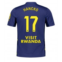 Maglie da calcio Atletico Madrid David Hancko #17 Seconda Maglia 2025-26 Manica Corta Maglie da calcio Atletico Madrid David Hancko #17 Seconda Maglia 2025-26 Manica Corta